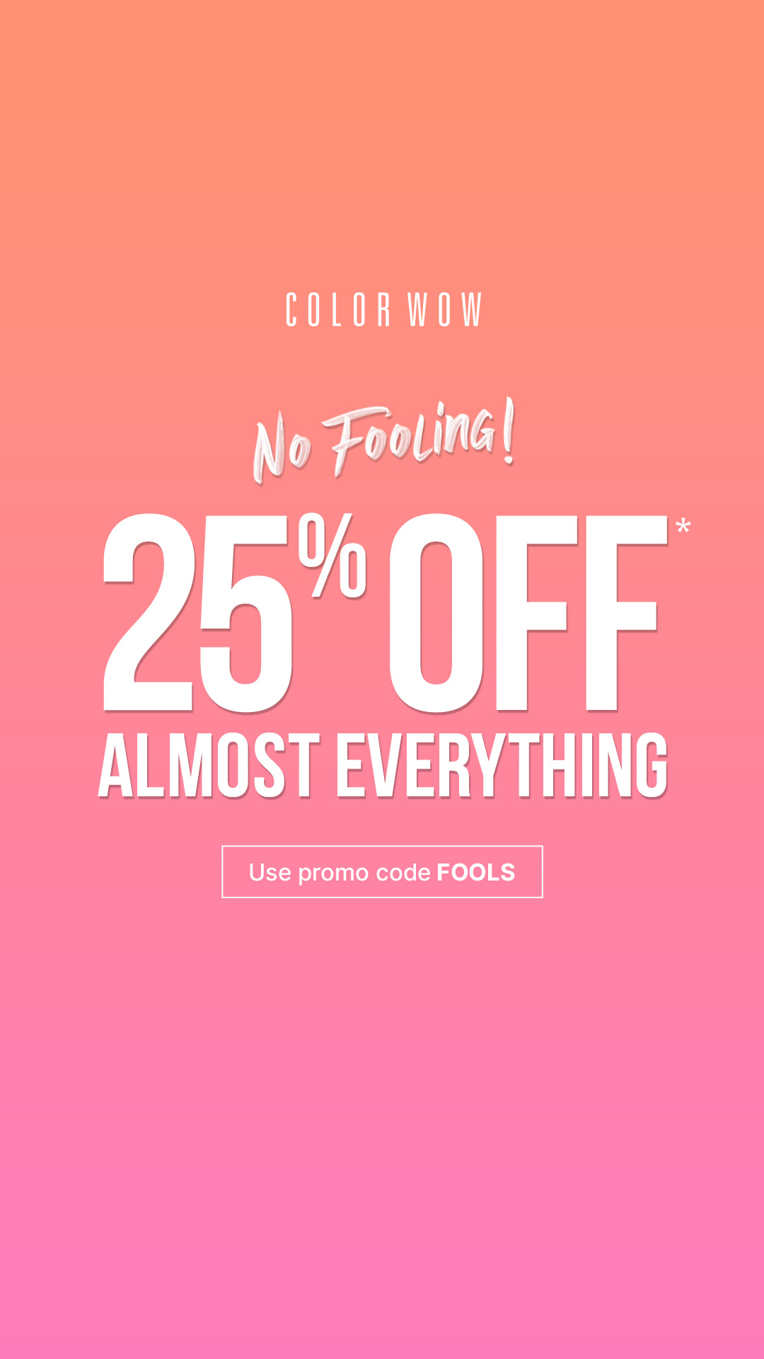 Color Wow Facebook ad