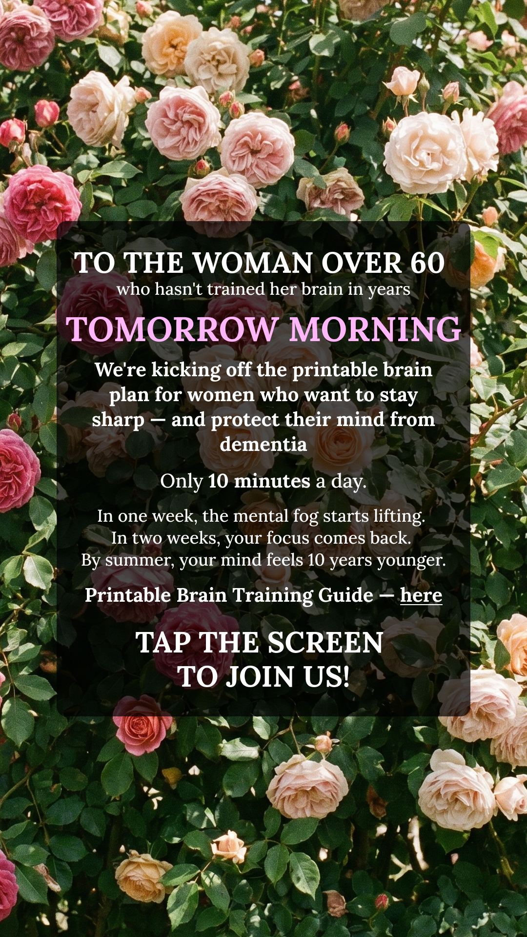 Brain Health Check Facebook ad