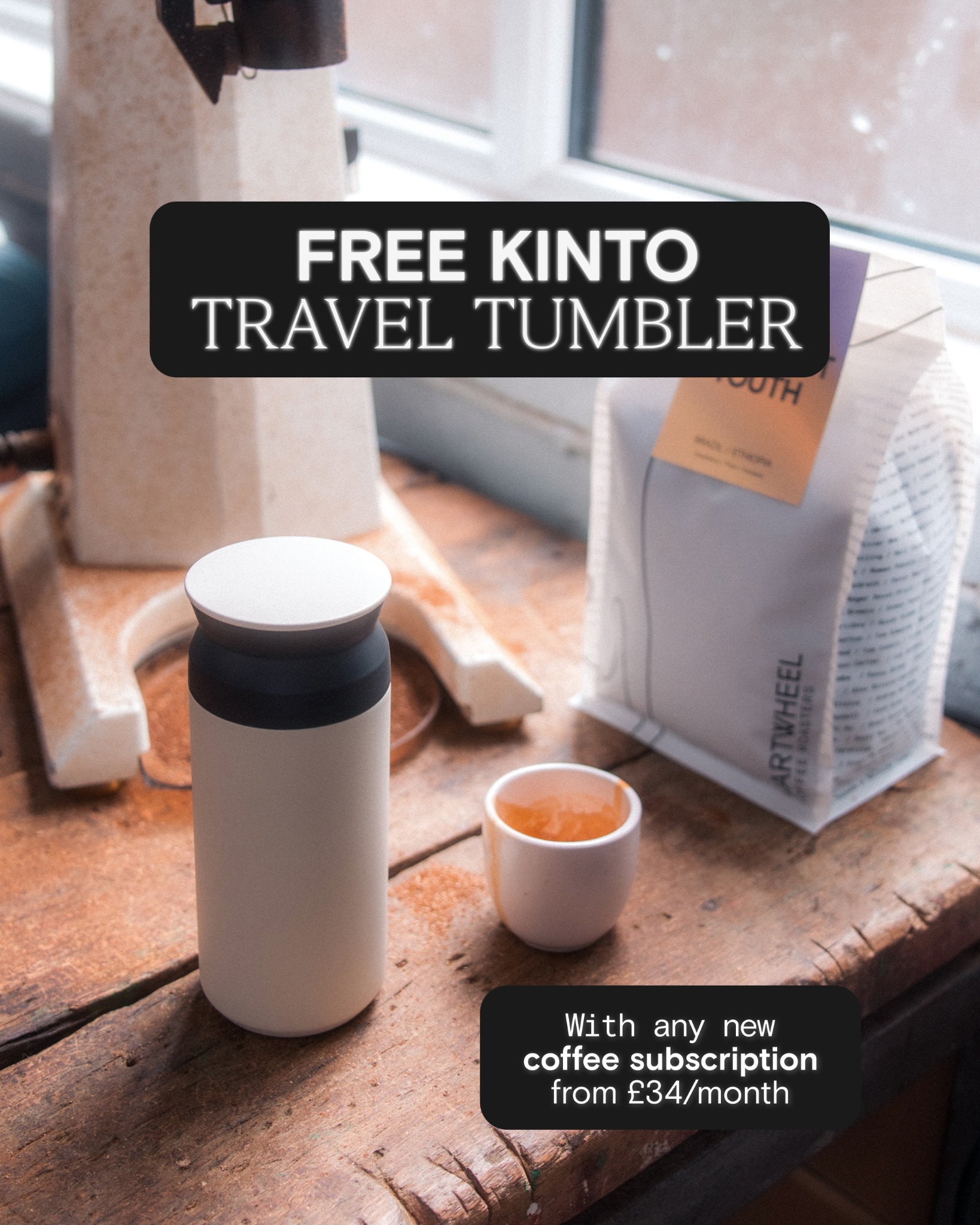 Cartwheel Coffee Roasters Facebook ad: Limited Time Offer!