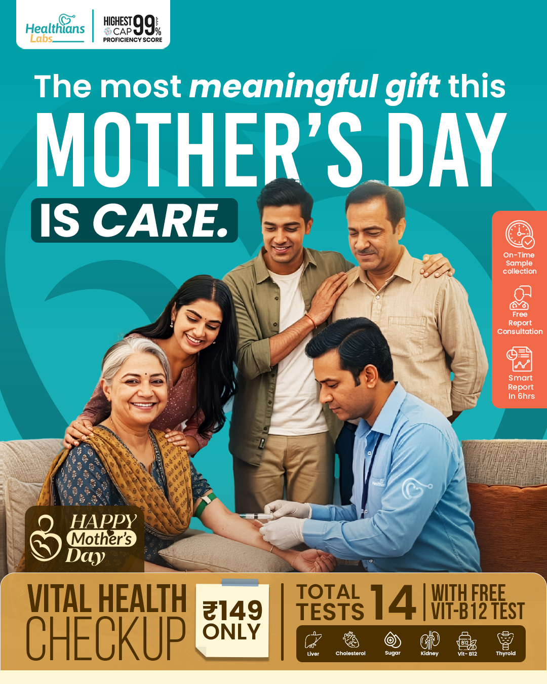 Healthians Facebook ad