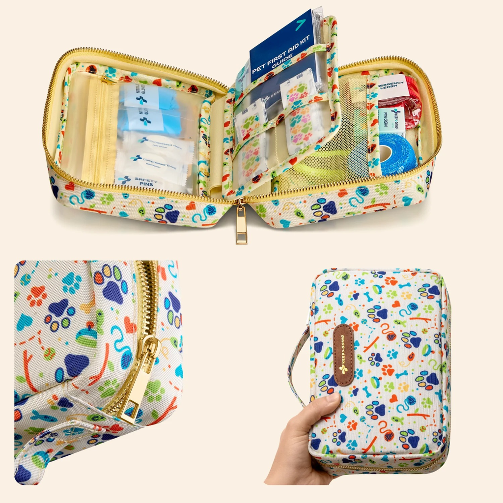 KeepGoing First Aid Facebook ad: NEW: Pet First Aid Kits!