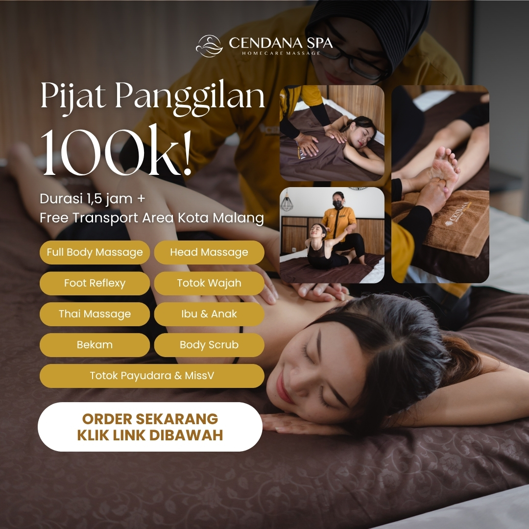 Cendana Massage Syariah Facebook ad from Nov 19, 2025