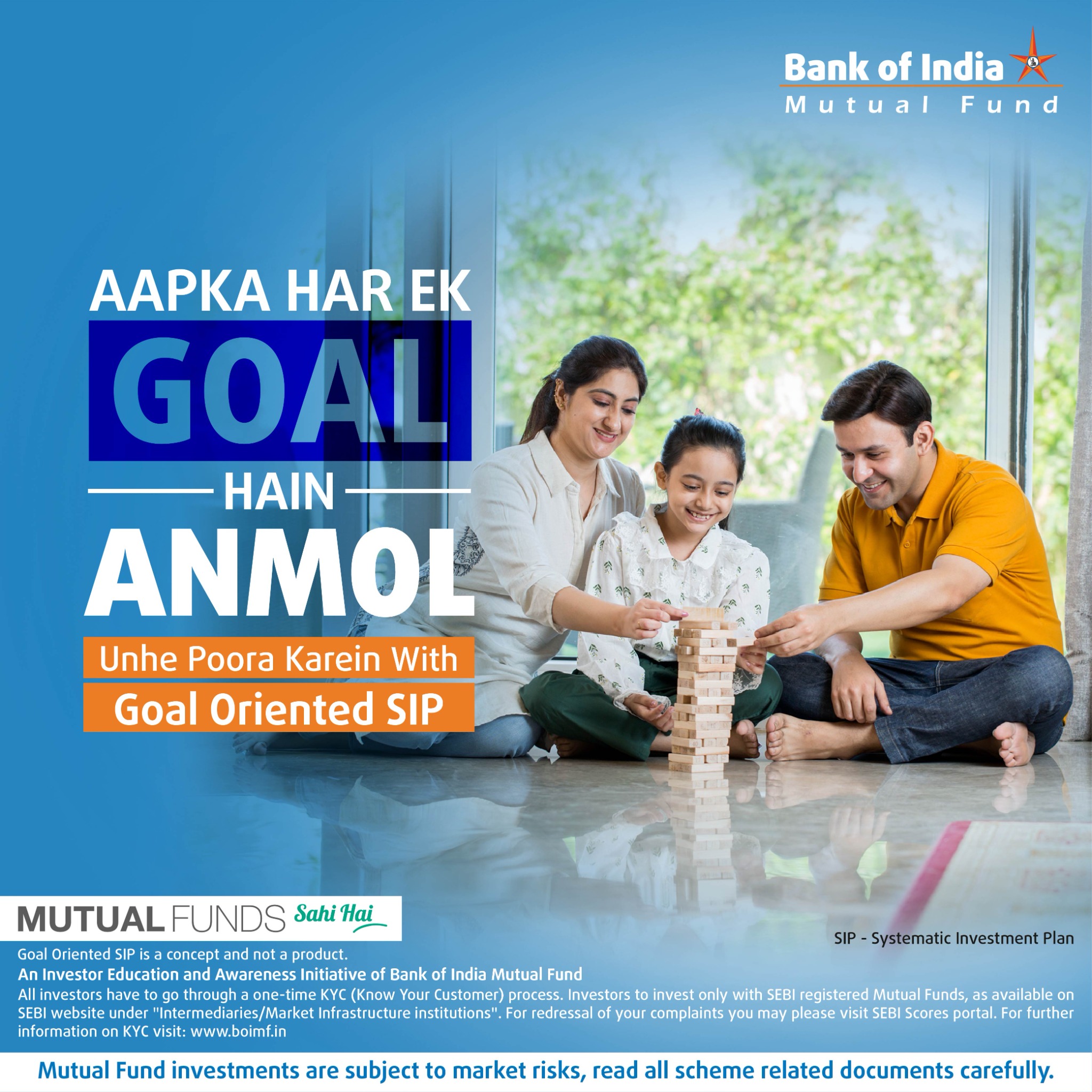 Bank of India Mutual Funds Facebook ad