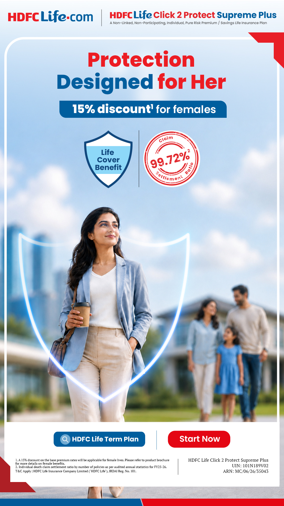 HDFC Life Facebook ad