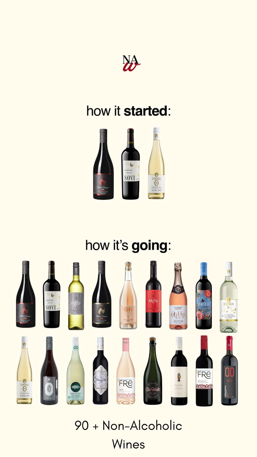 Non Alcoholic Wines Facebook ad