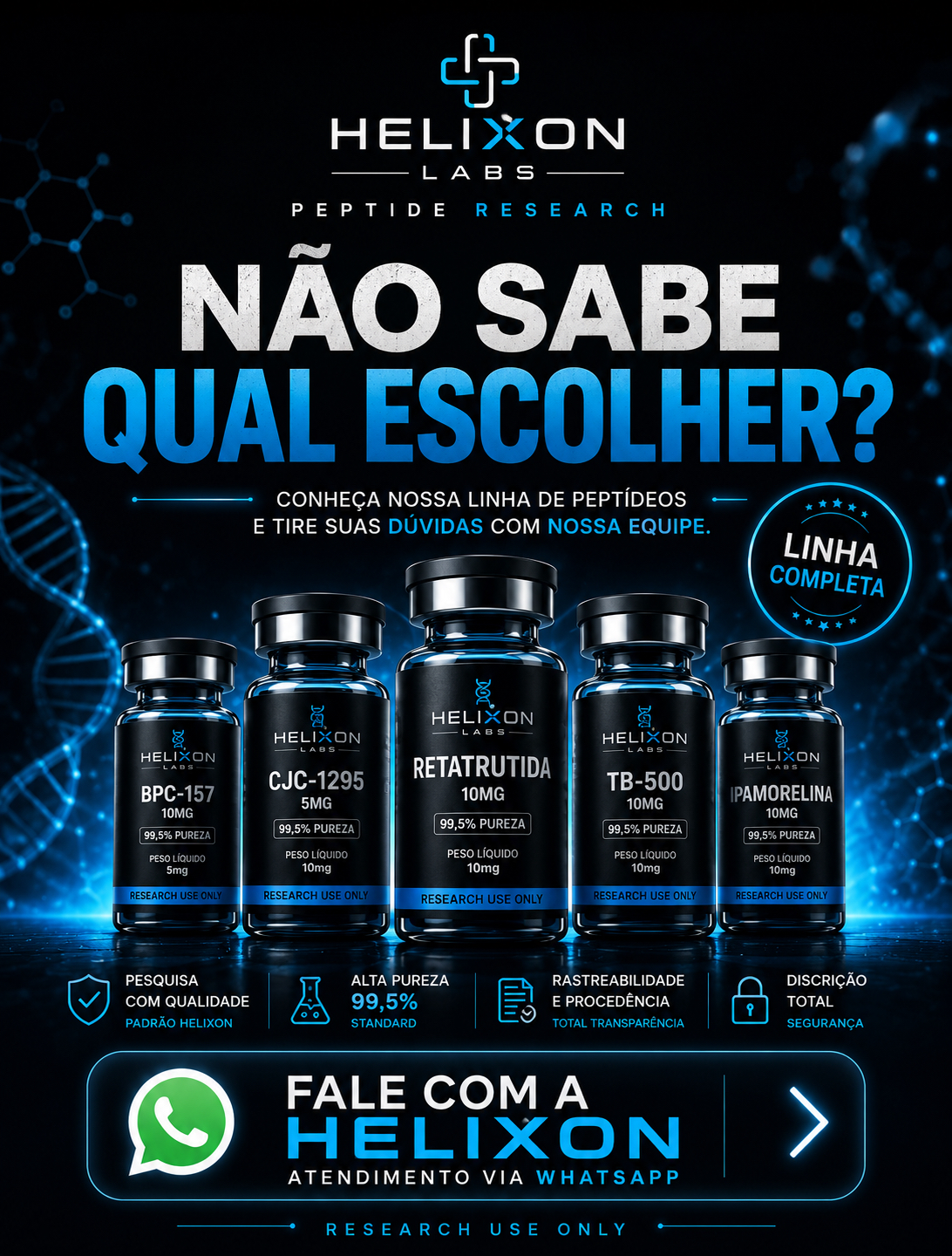 Helixon Labs Facebook ad: Qual escolher? Porque?