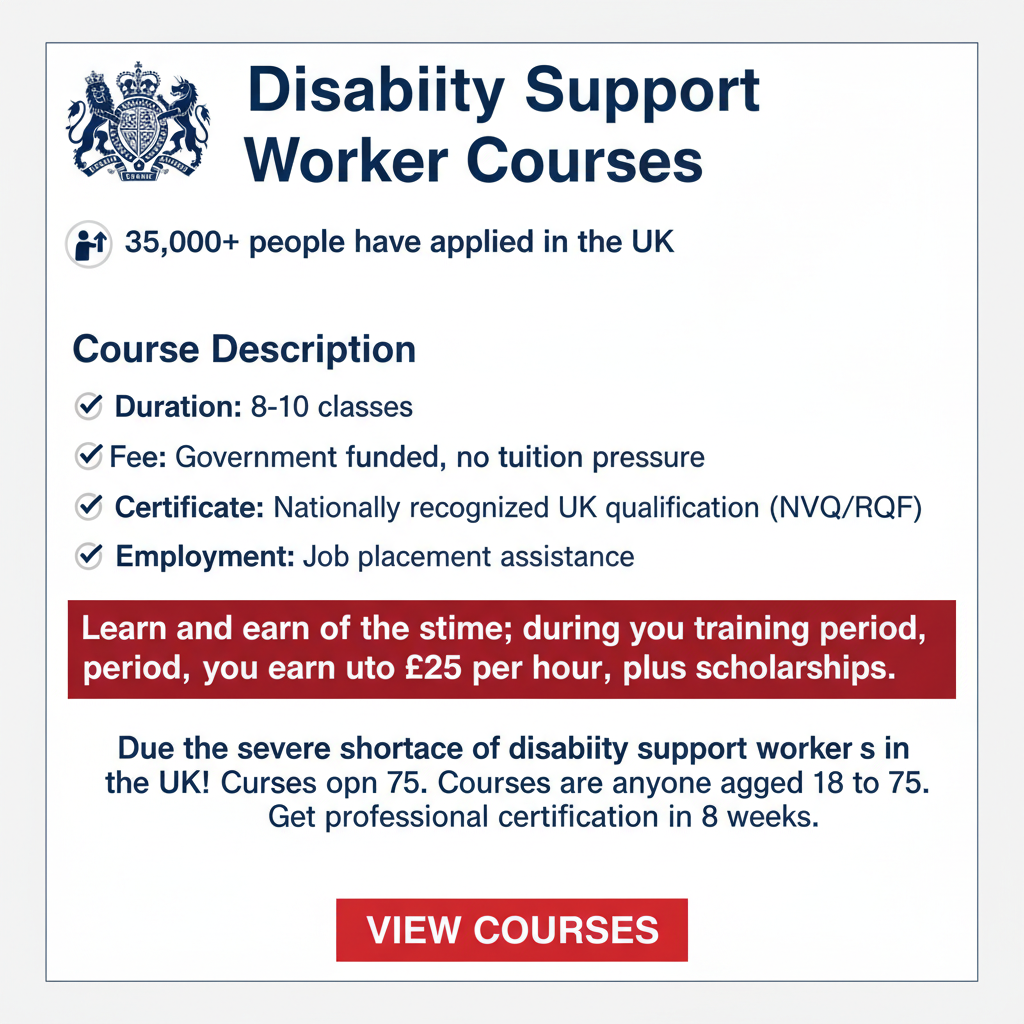 Buchanan McKelvey Maria Facebook ad: Fancy a career that actually matters? Become a Disability…
