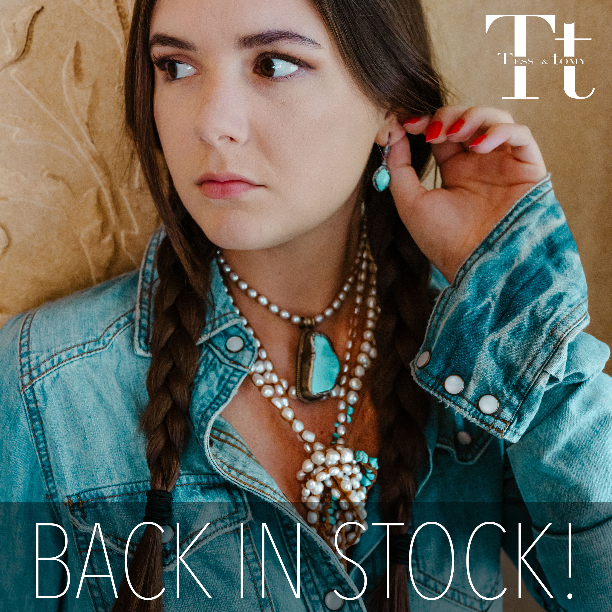 Tess & tomy Facebook ad: Bold Boho, Free Spirited, Effortless Expression