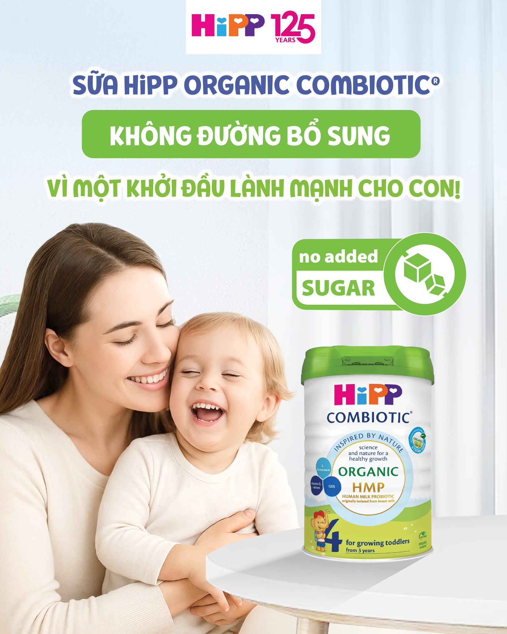 HiPP Việt Nam Facebook ad: SỮA HiPP ORGANIC COMBIOTIC KHÔNG ĐƯỜNG BỔ SUNG…