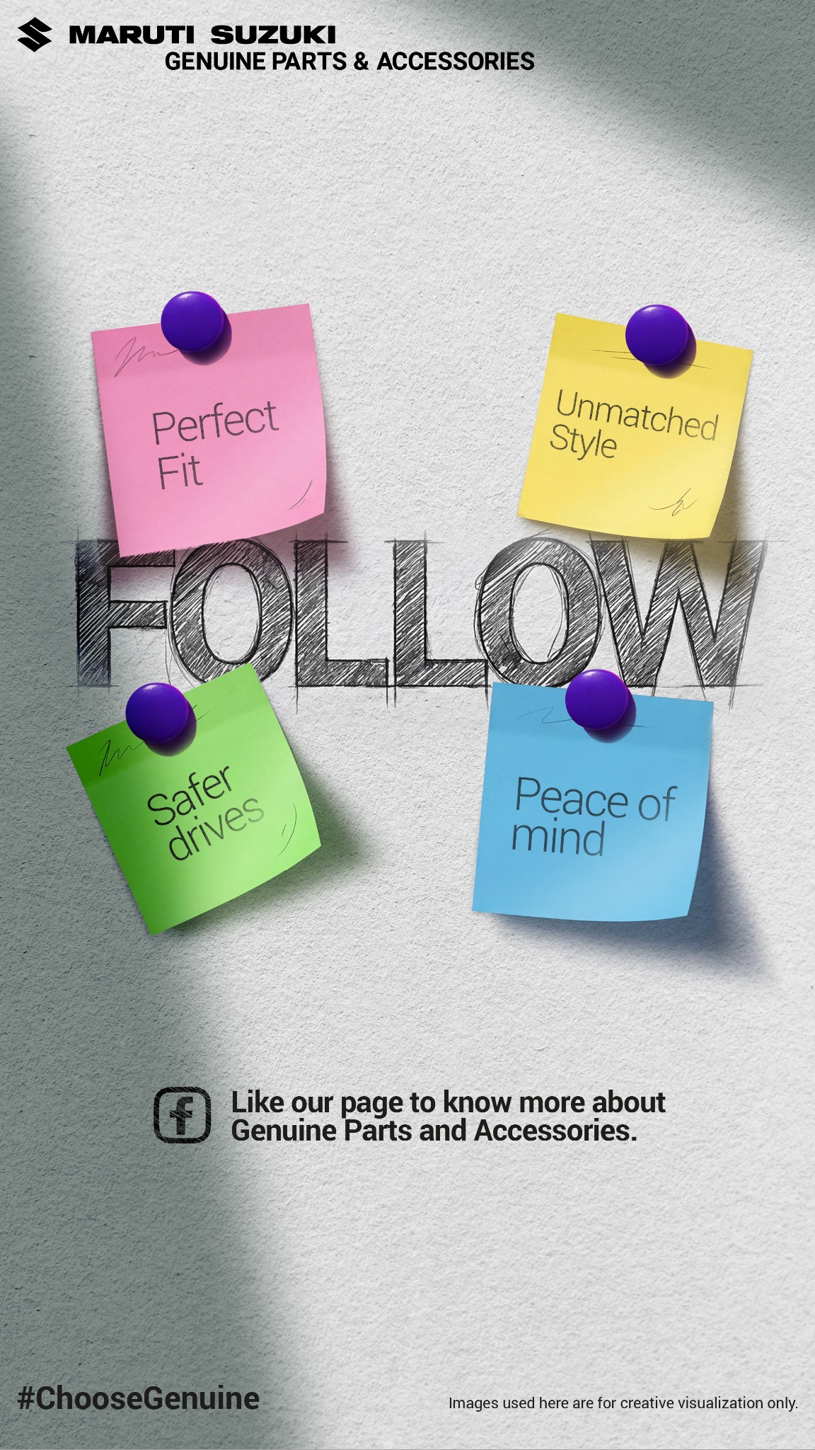 Maruti Suzuki Genuine Parts and Accessories Facebook ad