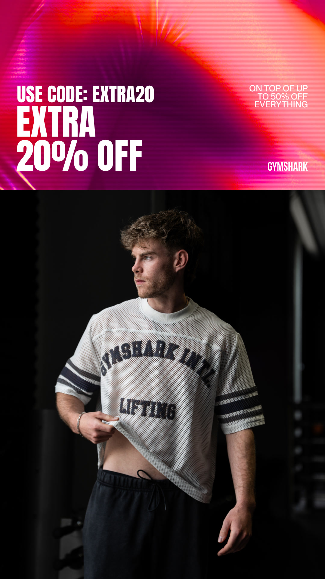 Gymshark Facebook ad