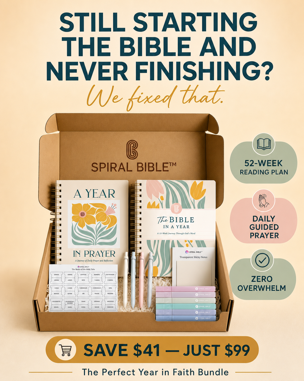 Spiral Bible Facebook ad