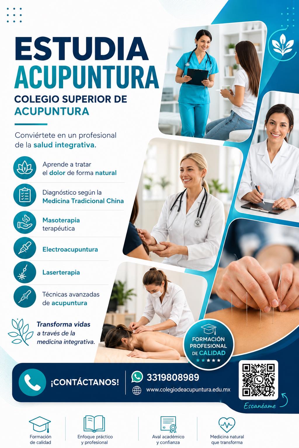 Colegio Superior de Acupuntura Facebook ad: ESTUDIA ACUPUNTURA