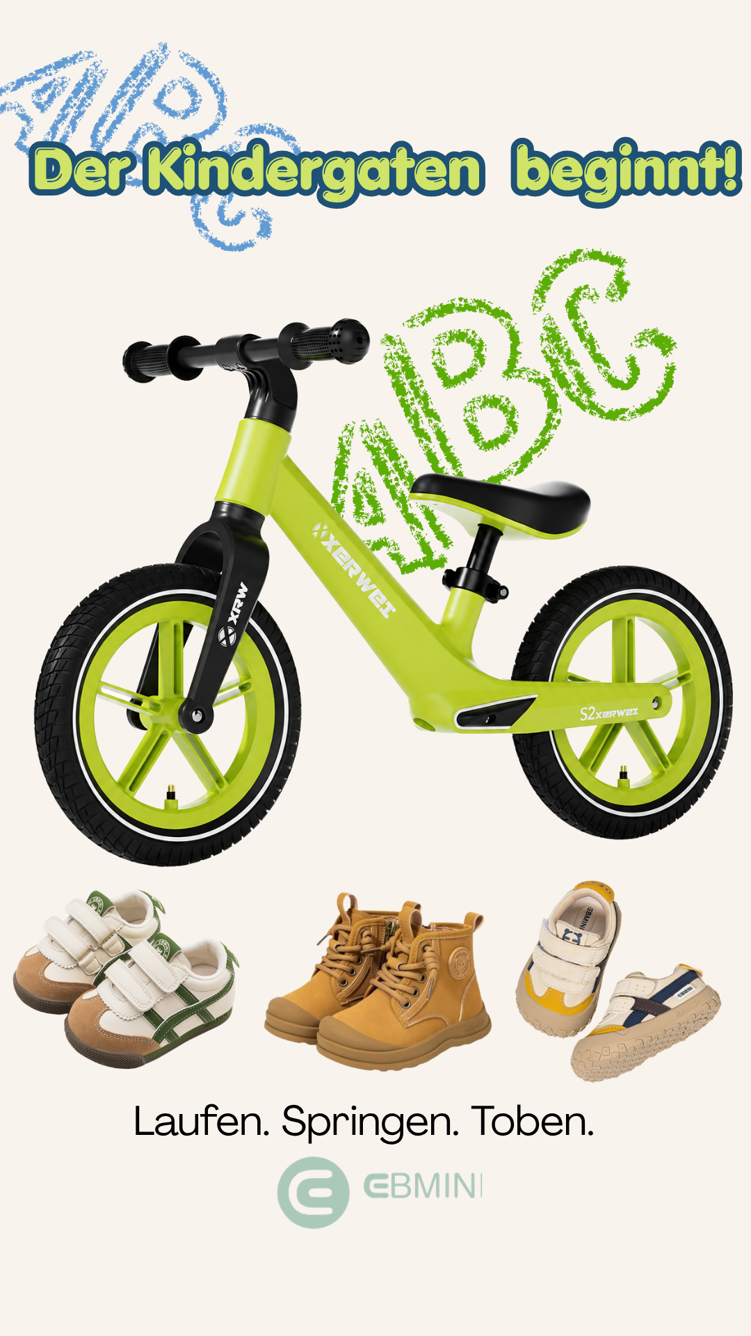 Ebmini - Kinder Barfußschuhe Facebook ad