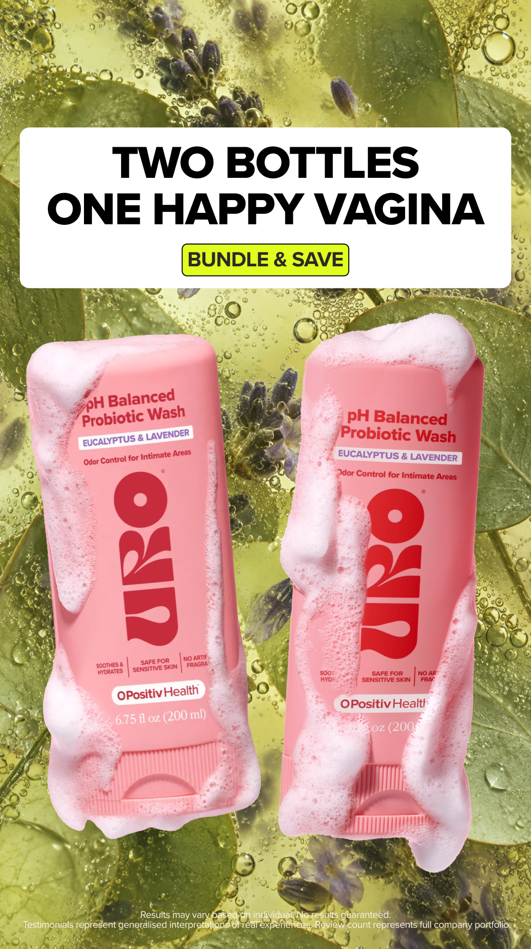 O Positiv Facebook ad: NEW! URO pH Balanced Body Wash