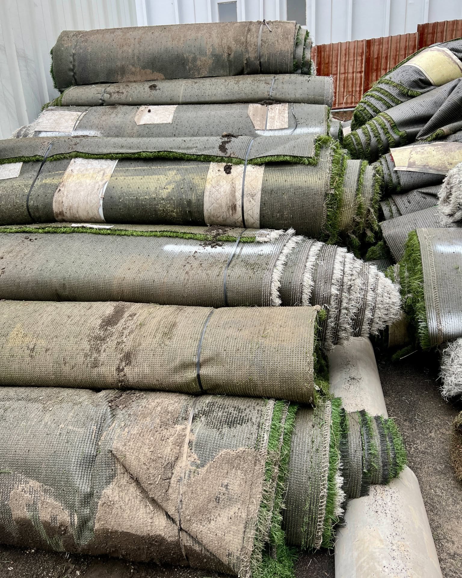 Sarah Miller Facebook ad: 7'x50' Turf Rolls ON SALE FOR $99 EACH!