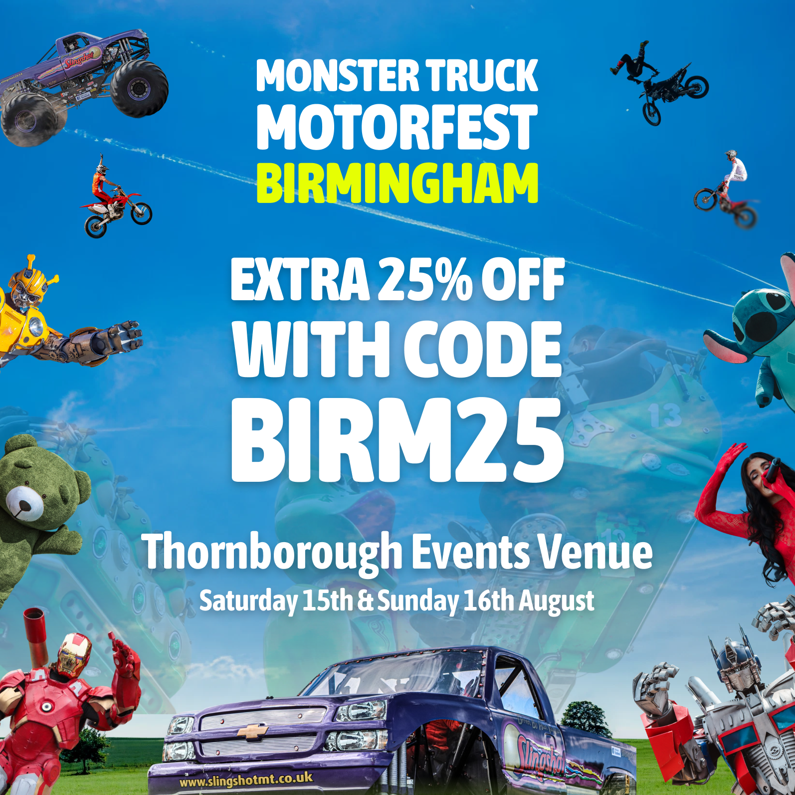 RA Monster Events  Facebook ad