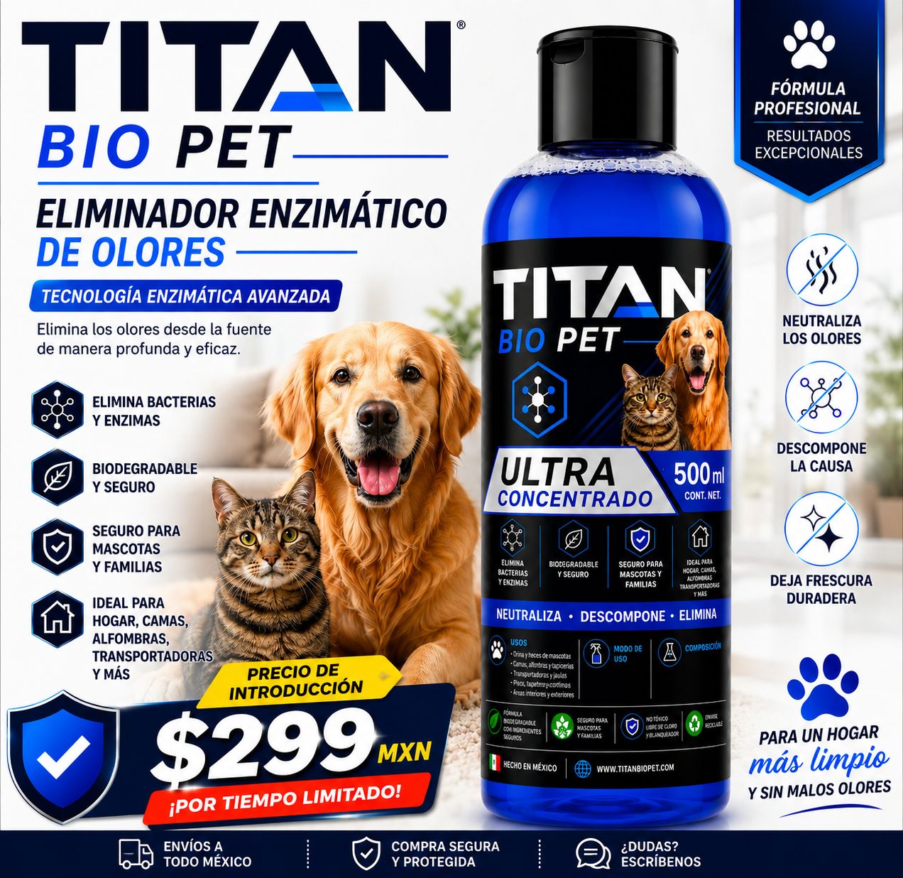 Magníficos de la Limpieza Tonala Facebook ad: ¿Tu casa huele a mascota aunque limpies todos…