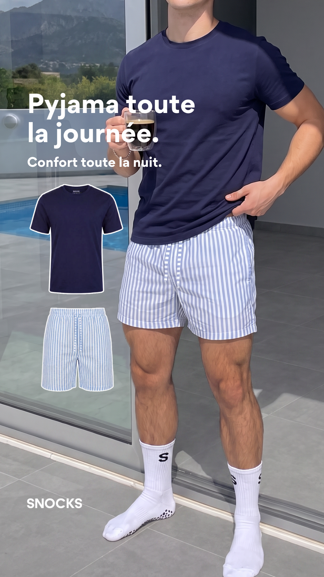 Snocks Facebook ad: Achetez votre pyjama!
