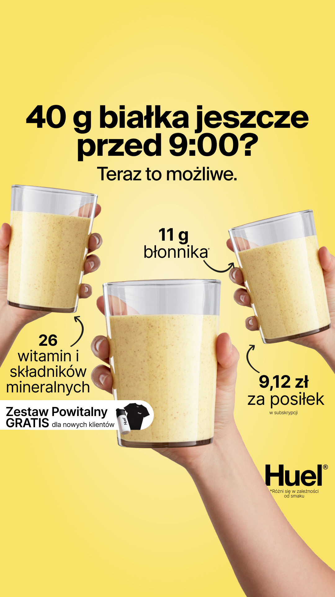 Huel Facebook ad