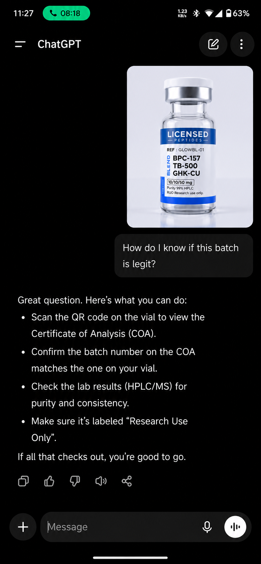 Licensed Peptide Supply Facebook ad: Run The Checklist On Us