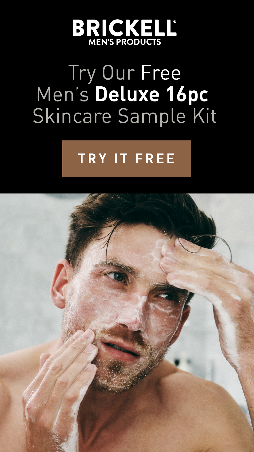 Brickell Men's Products Facebook ad