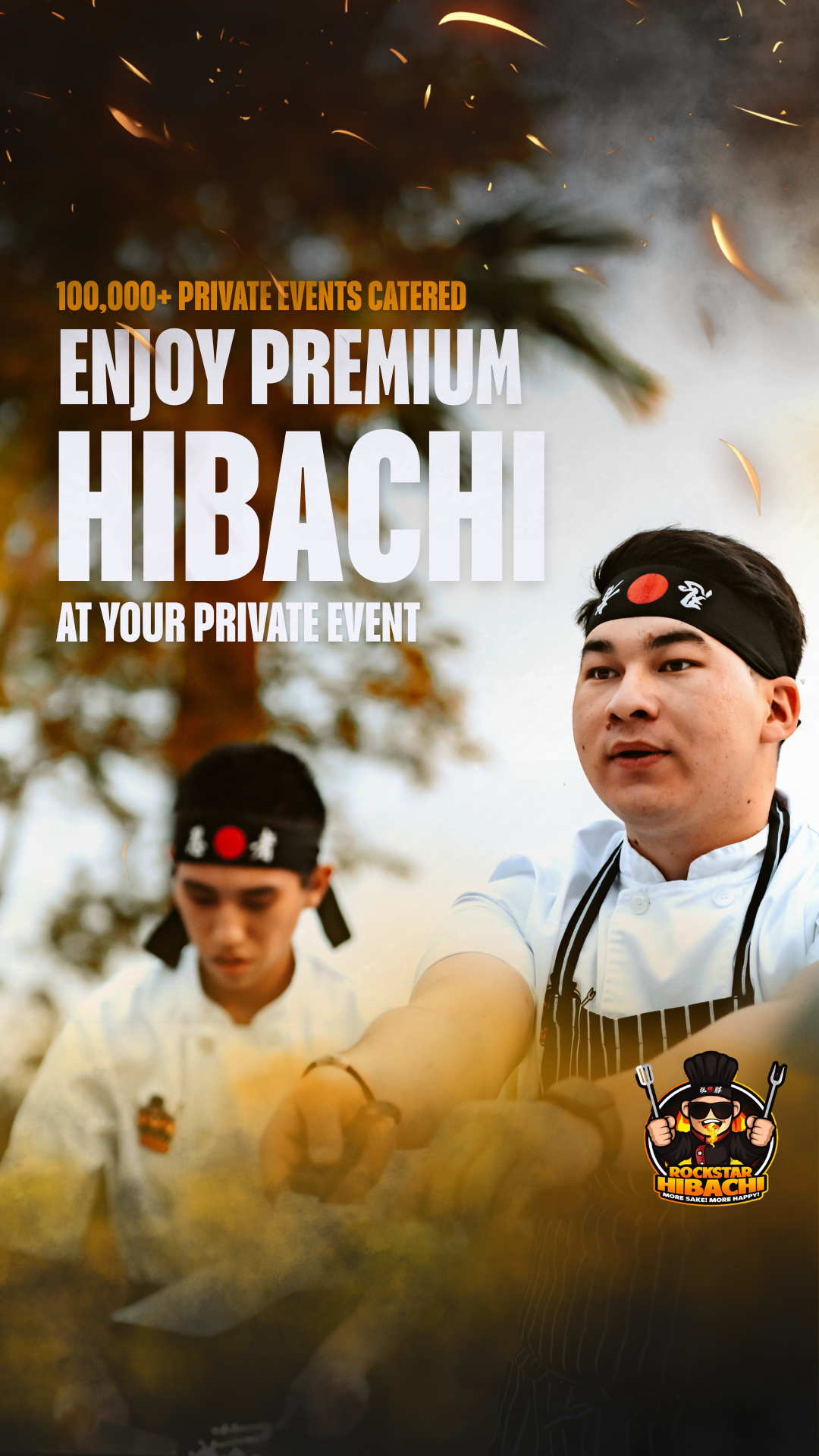 RockStar Hibachi Facebook ad