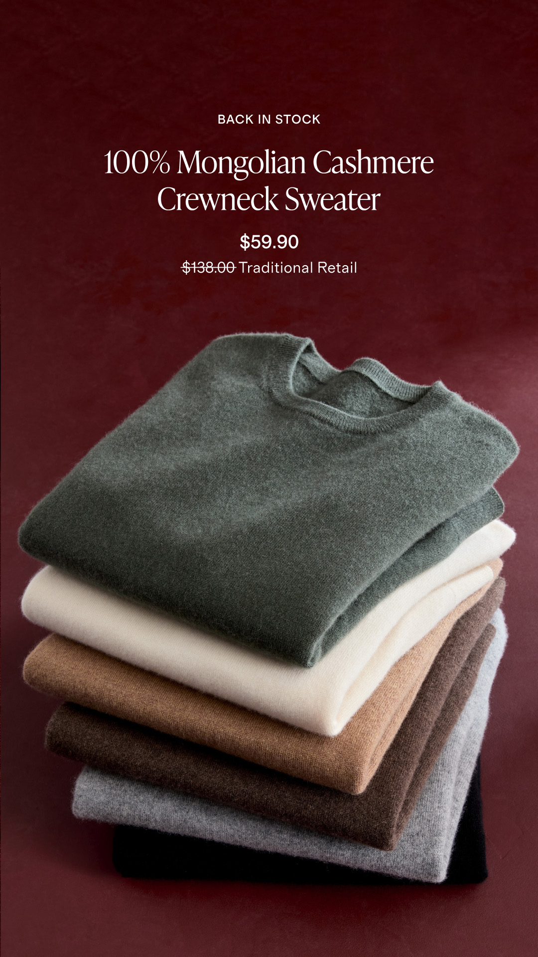Quince Facebook ad