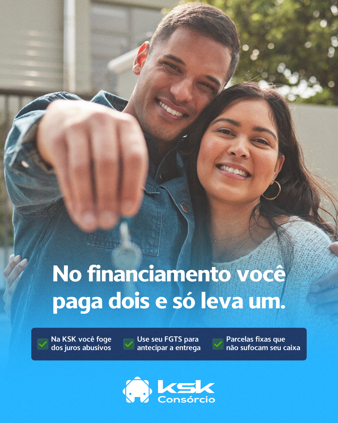 KSK Consórcio Facebook ad: Quer sair do aluguel sem pagar juros abusivos? - KSK…