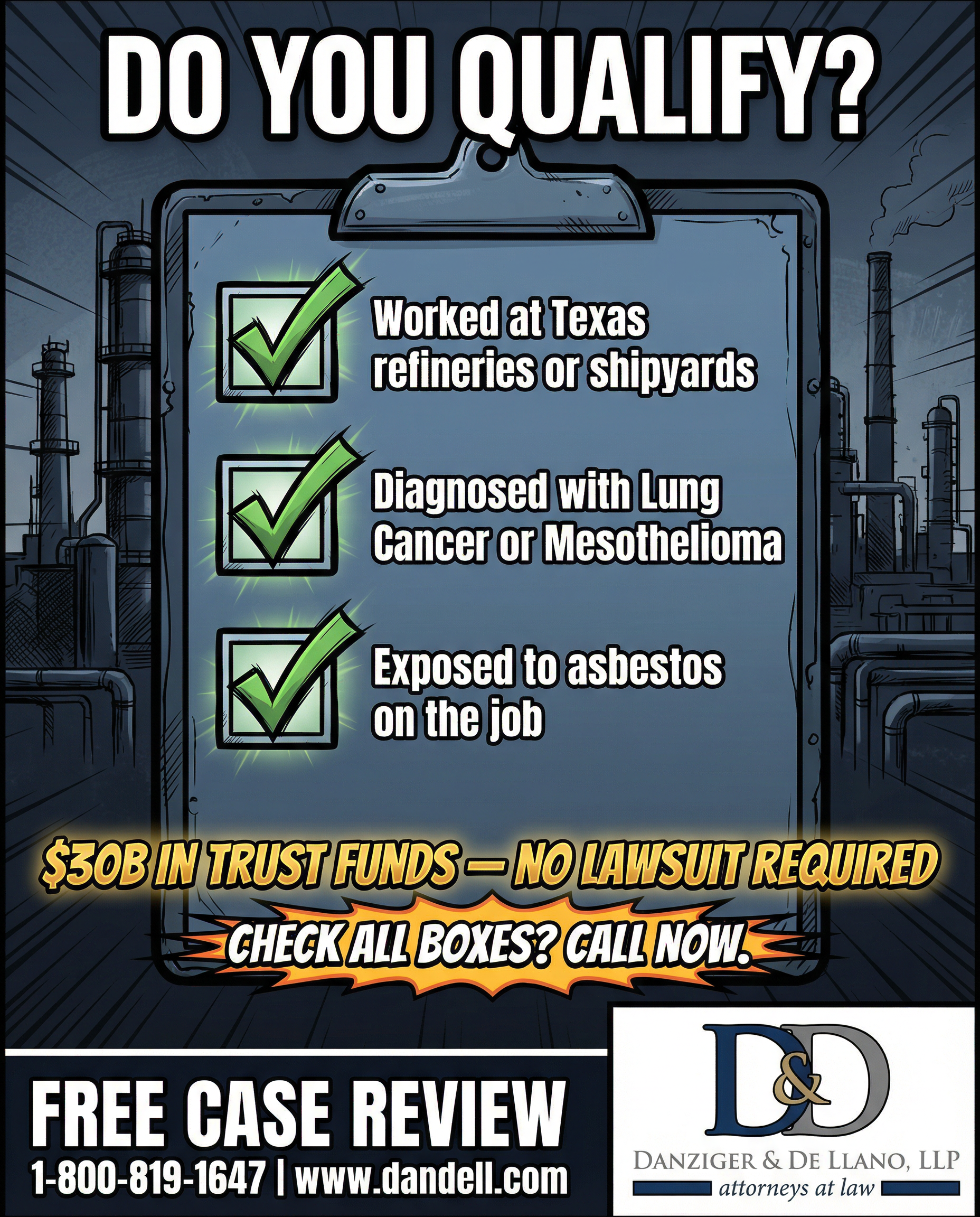 National Claims Facebook ad