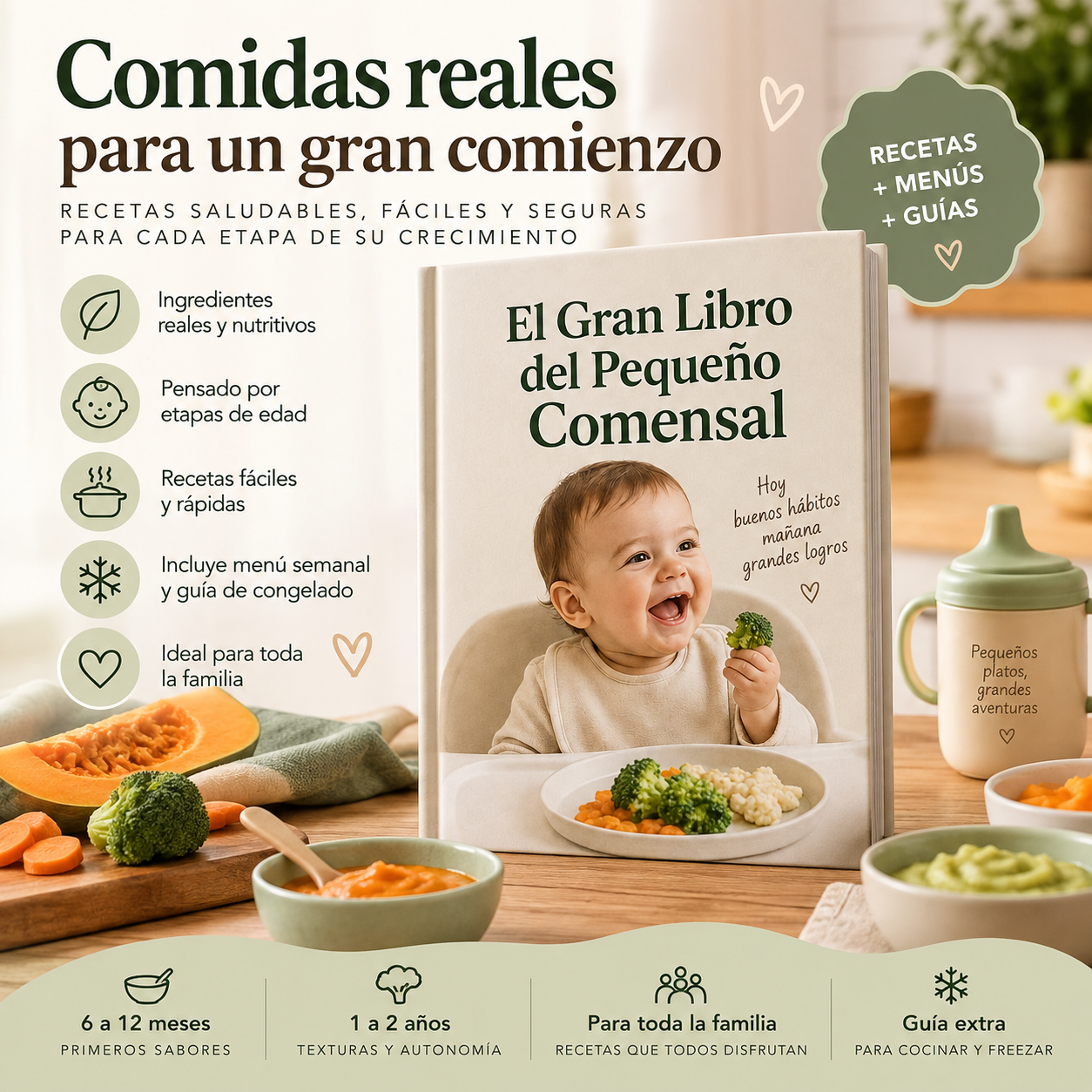 Peque Mundo Facebook ad: El Gran Libro del Pequeño Comensal