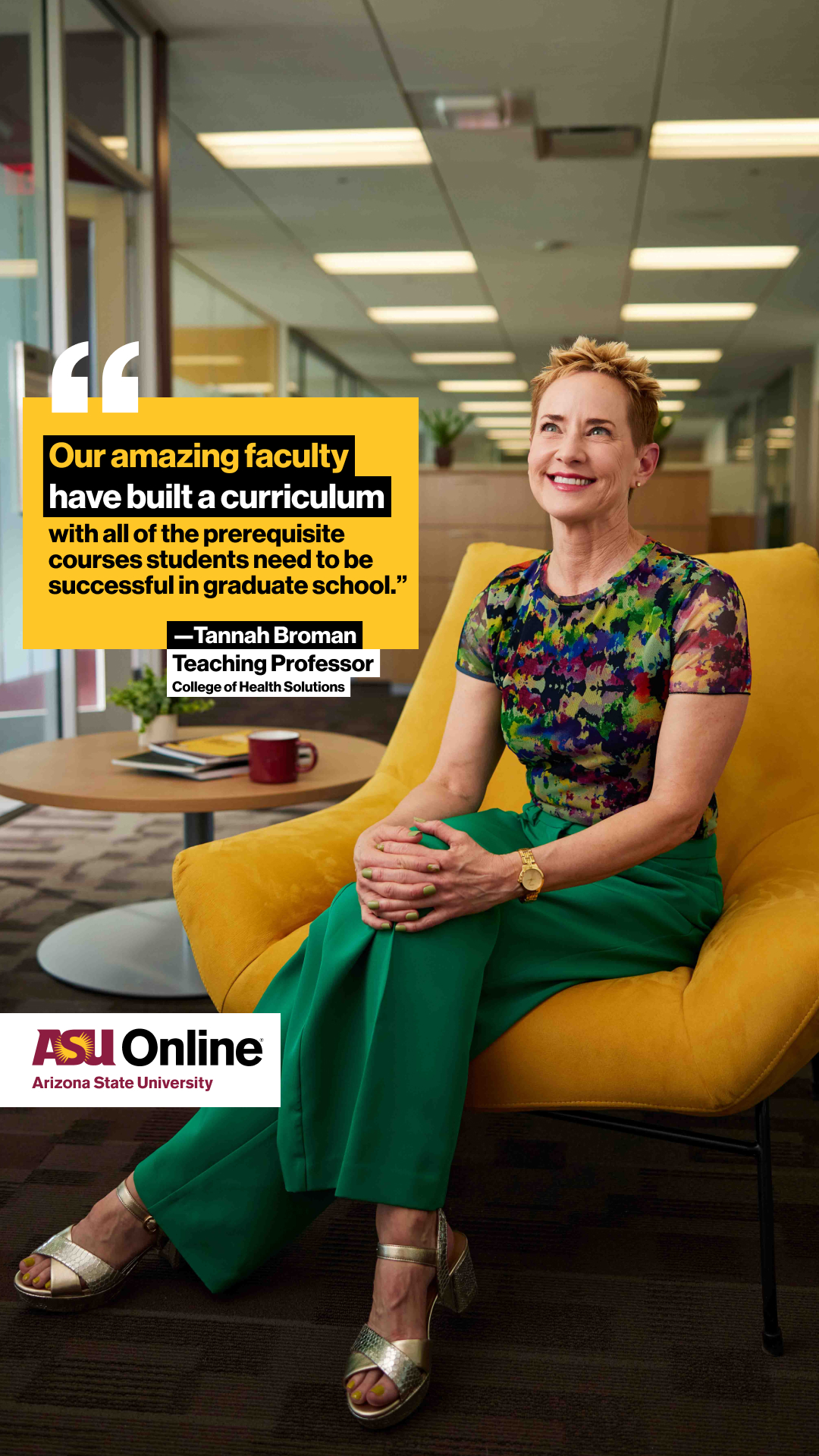 ASU Online Facebook ad