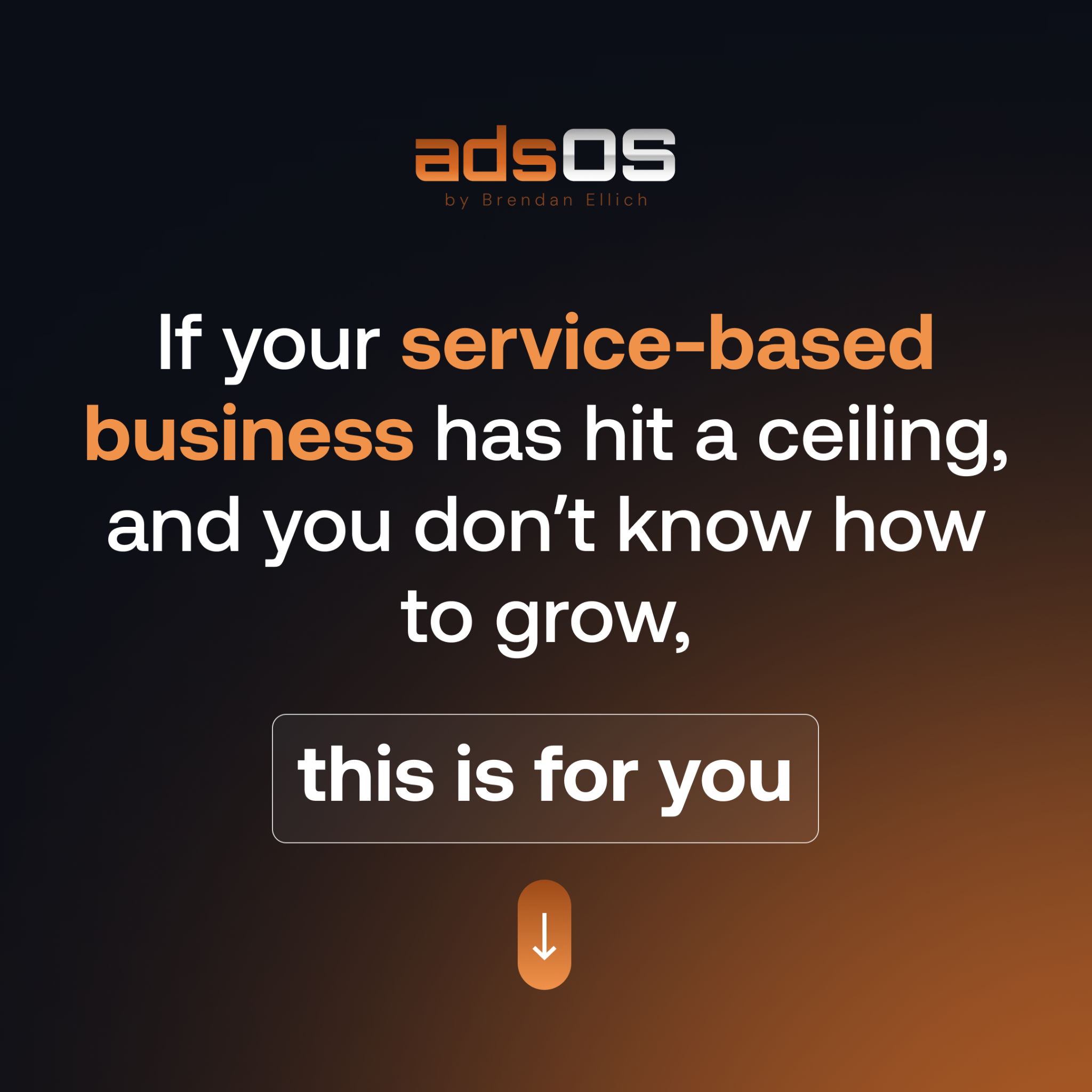 Brendan Ellich - Marketing Facebook ad