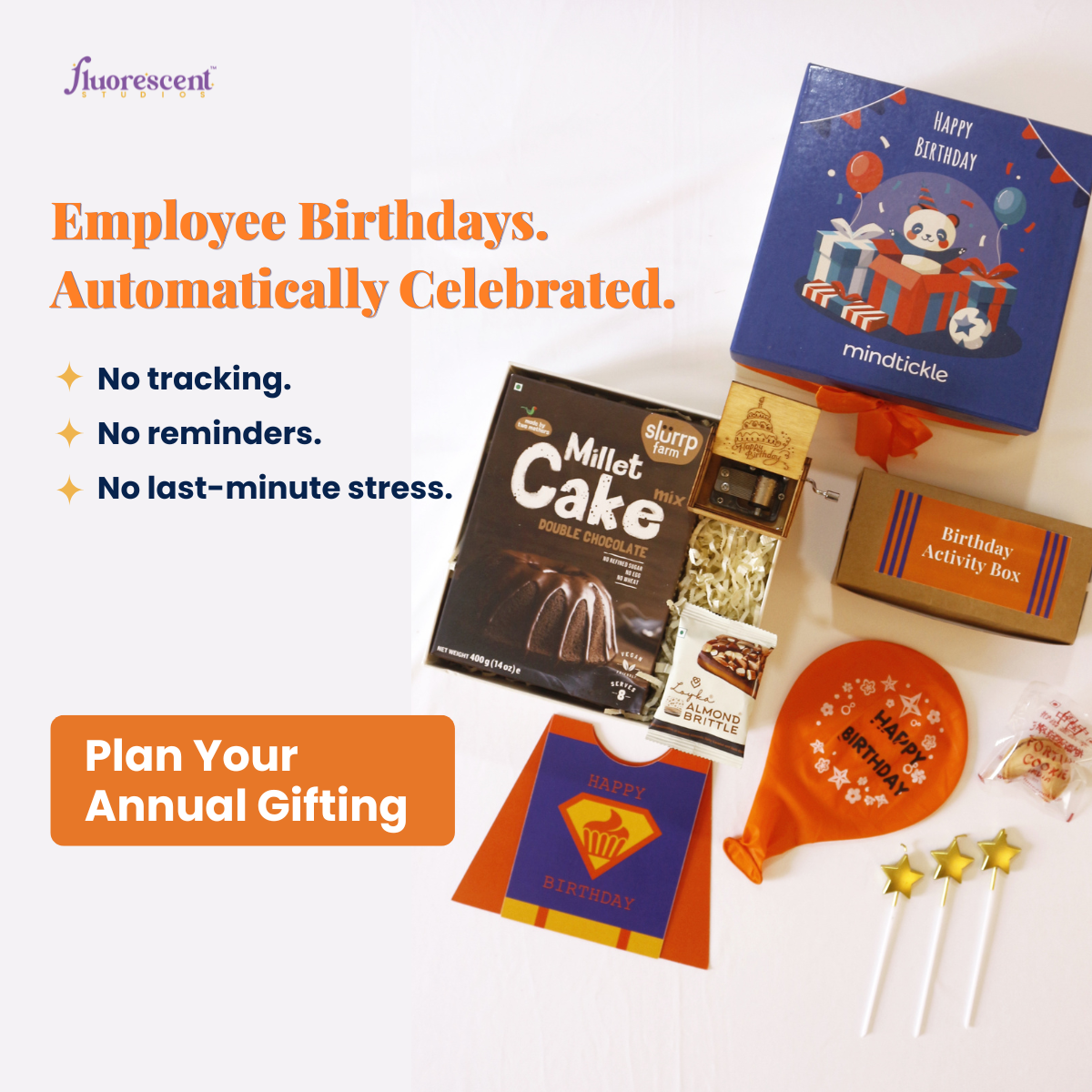 Fluorescent Studio Facebook ad: Luxury Gifts for Clients