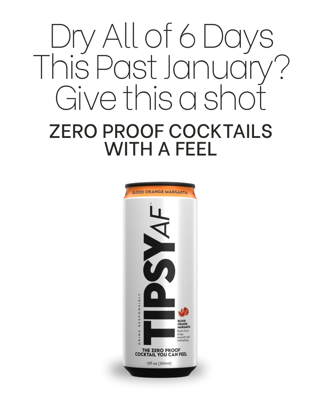 Tipsy AF Facebook ad