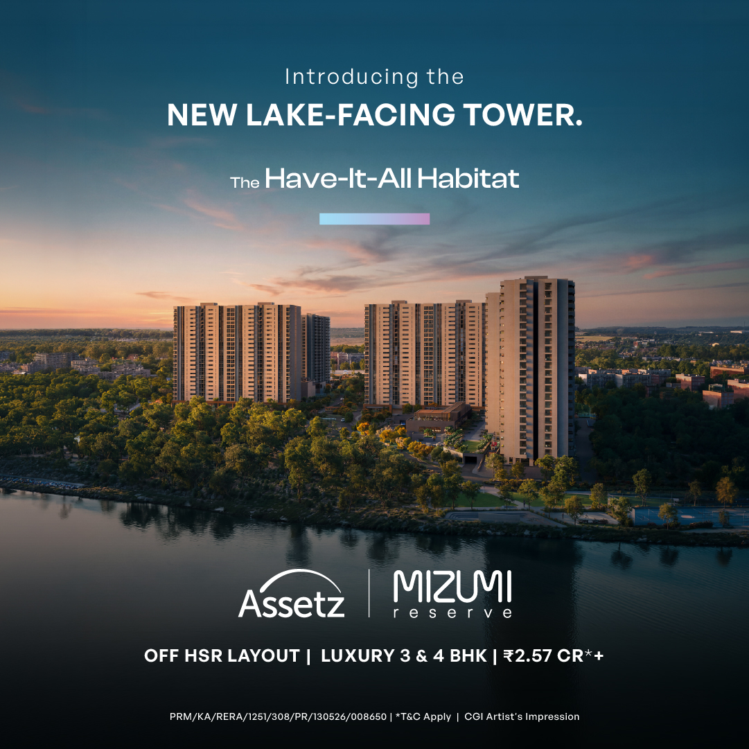 Assetz Property Group Facebook ad: Assetz Mizumi Reserve, Off HSR Layout