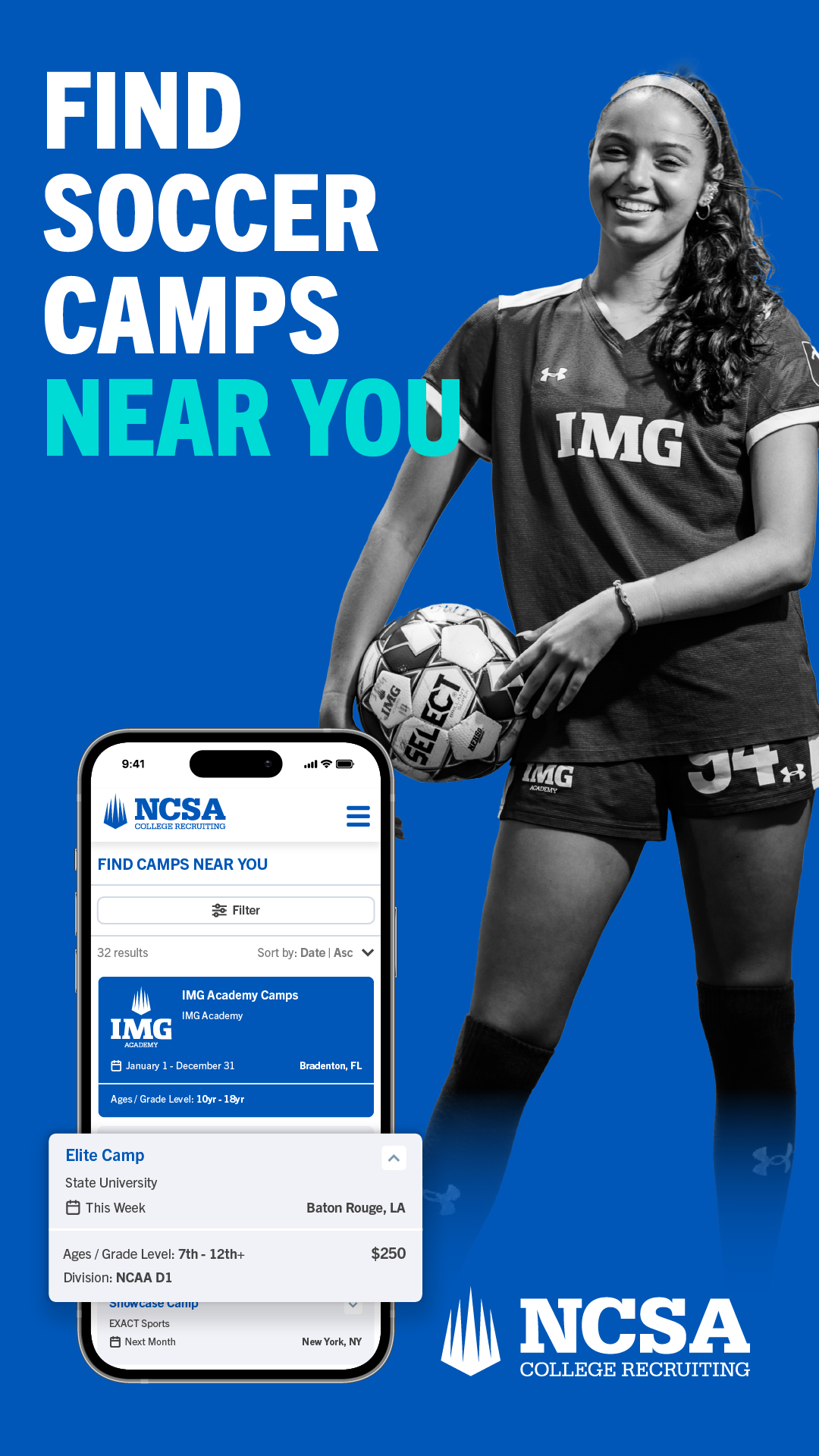 NCSA College Recruiting Facebook ad