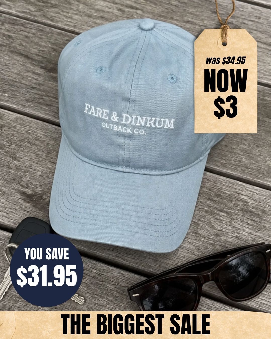 Fare & Dinkum Facebook ad