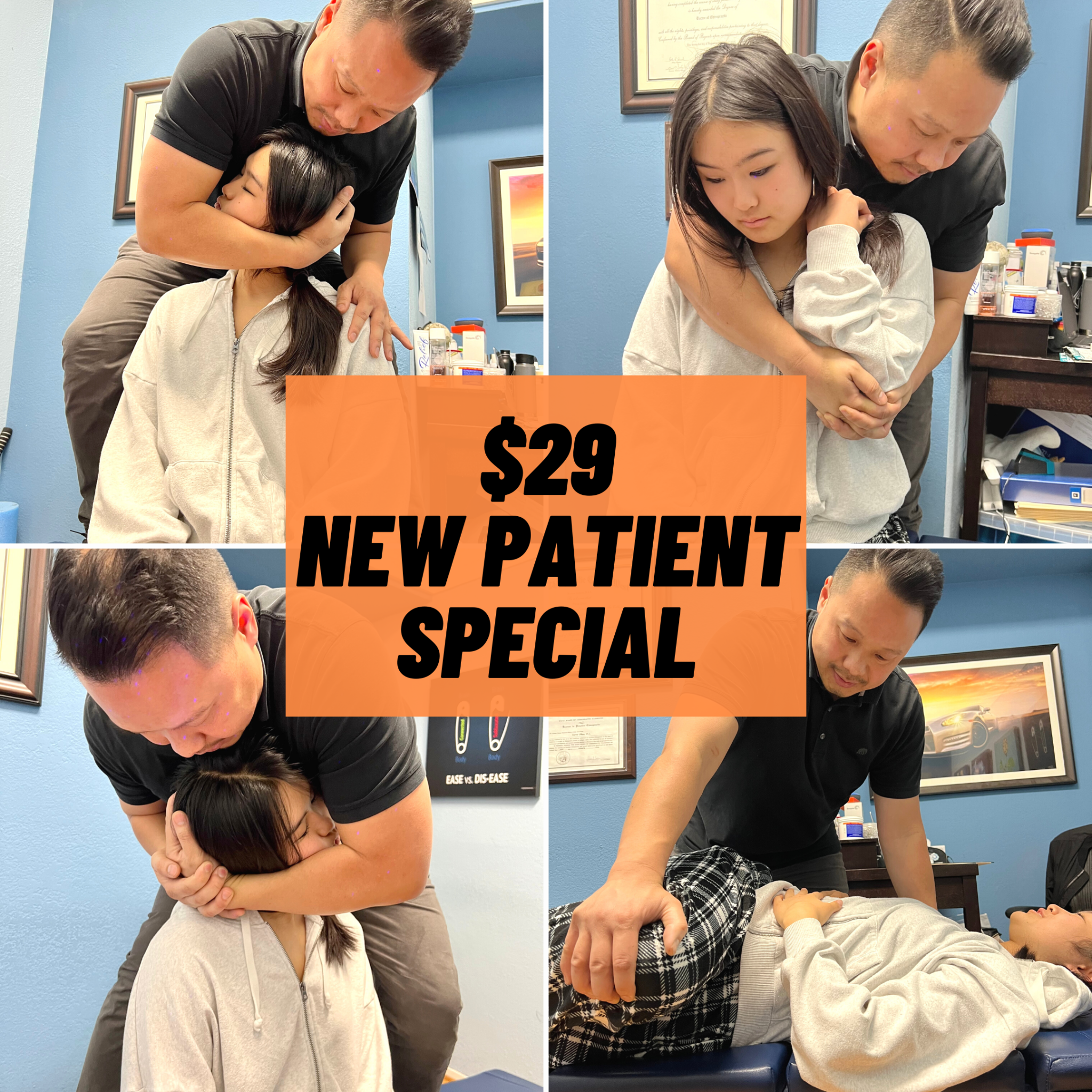 Thao Chiropractic Facebook ad: Claim Your $29 New Patient Special Now!