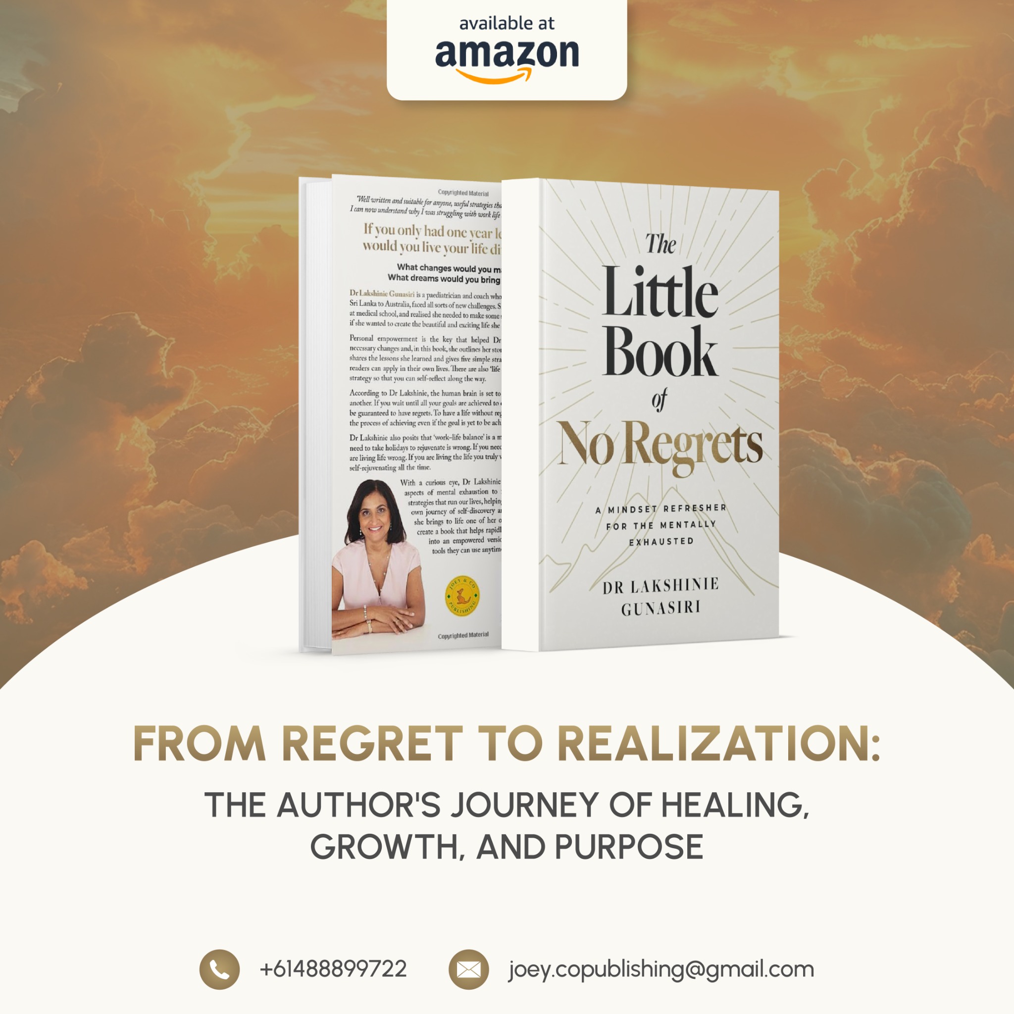 The Little Book of No regrets Facebook ad: THE LITTLE BOOK OF NO REGRETS: A MINDSET REFRESHER FOR THE…