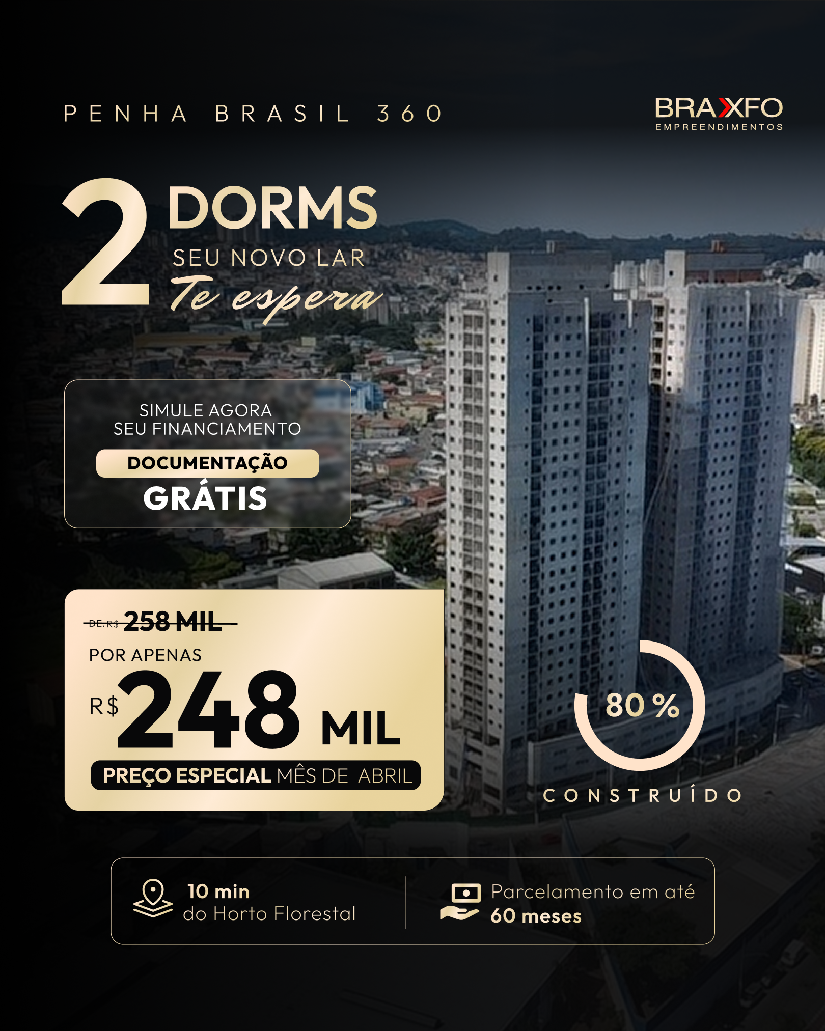 Residencial Penha Brasil 360 Facebook ad: Converse conosco