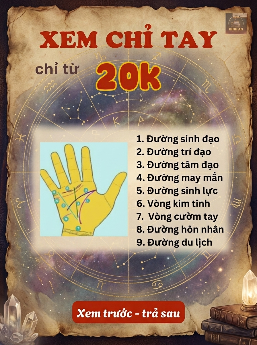 Chúi Tarot - Tử Vi, Chỉ Tay, Duyên Số Facebook ad