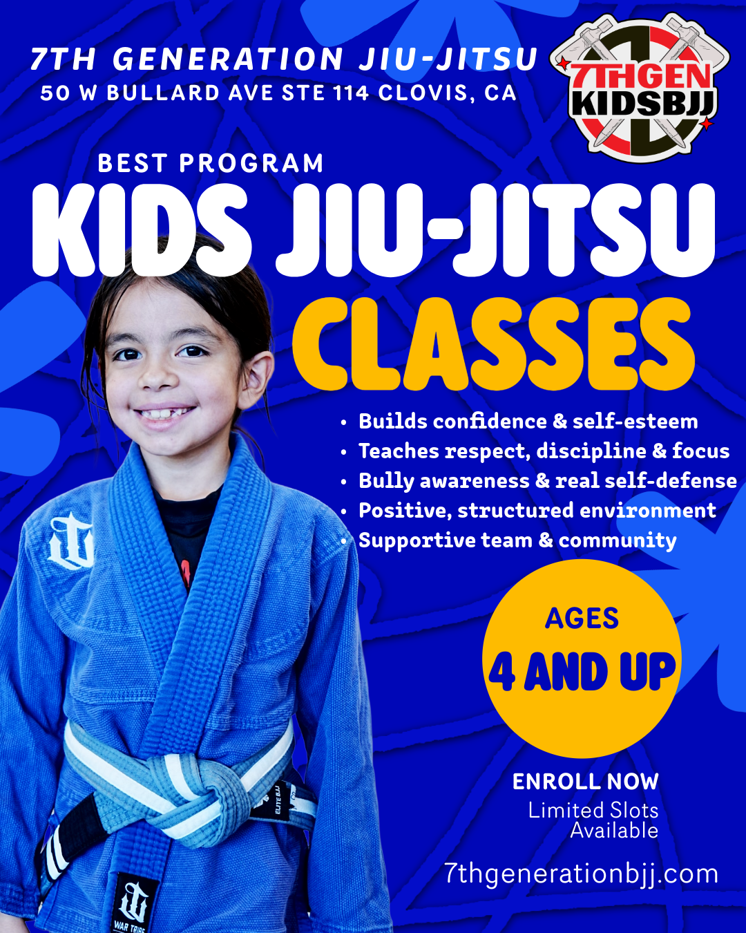 7th Generation Jiu-Jitsu Facebook ad: Brazilian Jiu-Jitsu | 7th Generation Jiu-Jitsu | Clovis