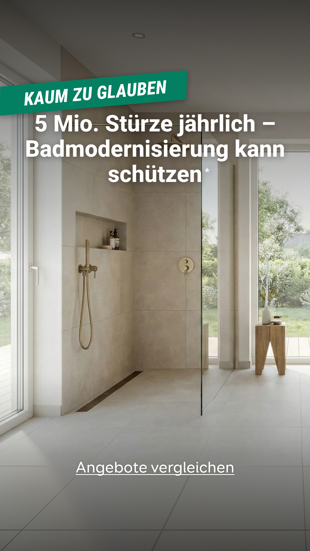 Aroundhome - Badezimmer Facebook ad from Feb 23, 2026