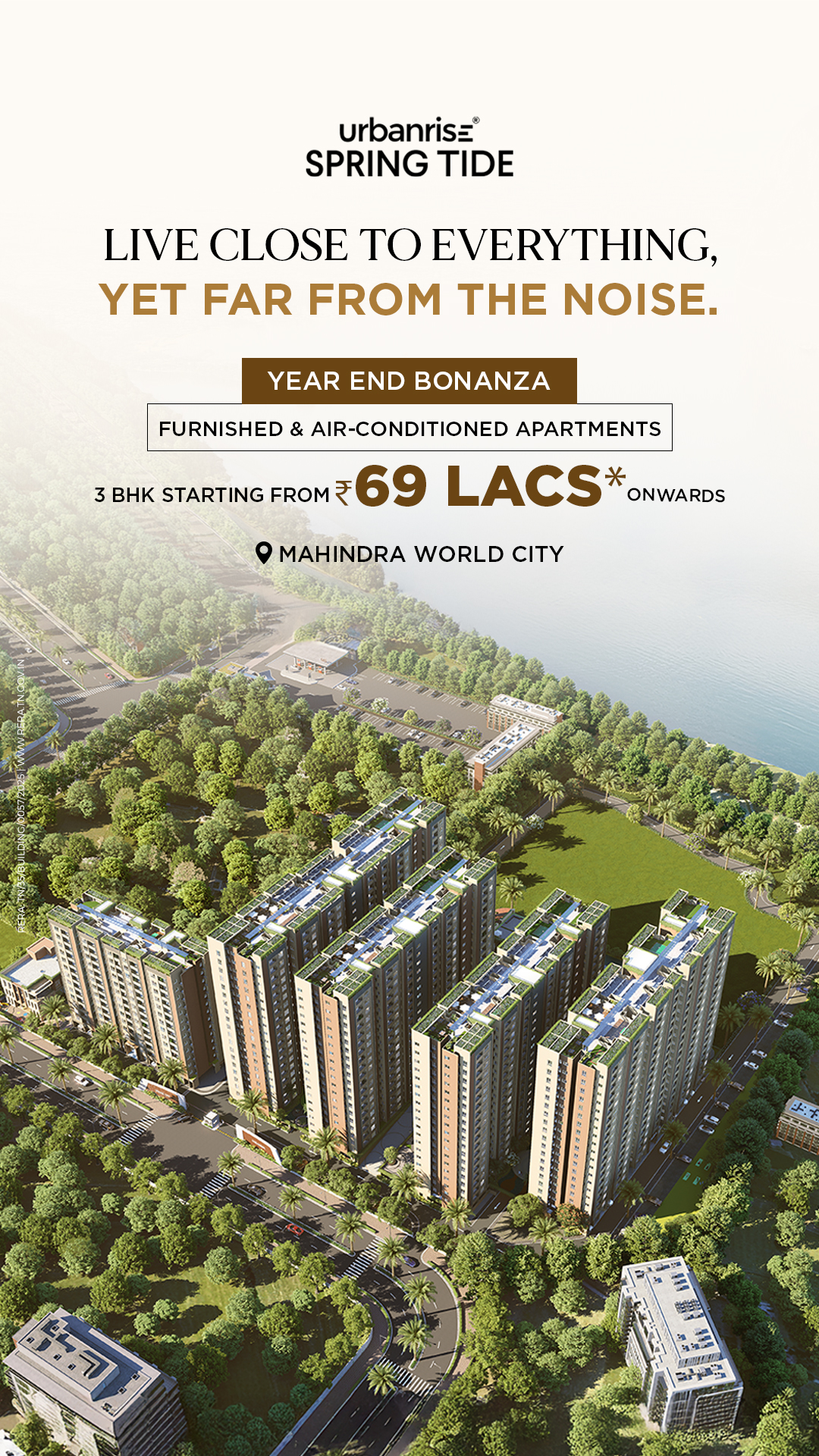 Mahindra World City Apartments Facebook ad