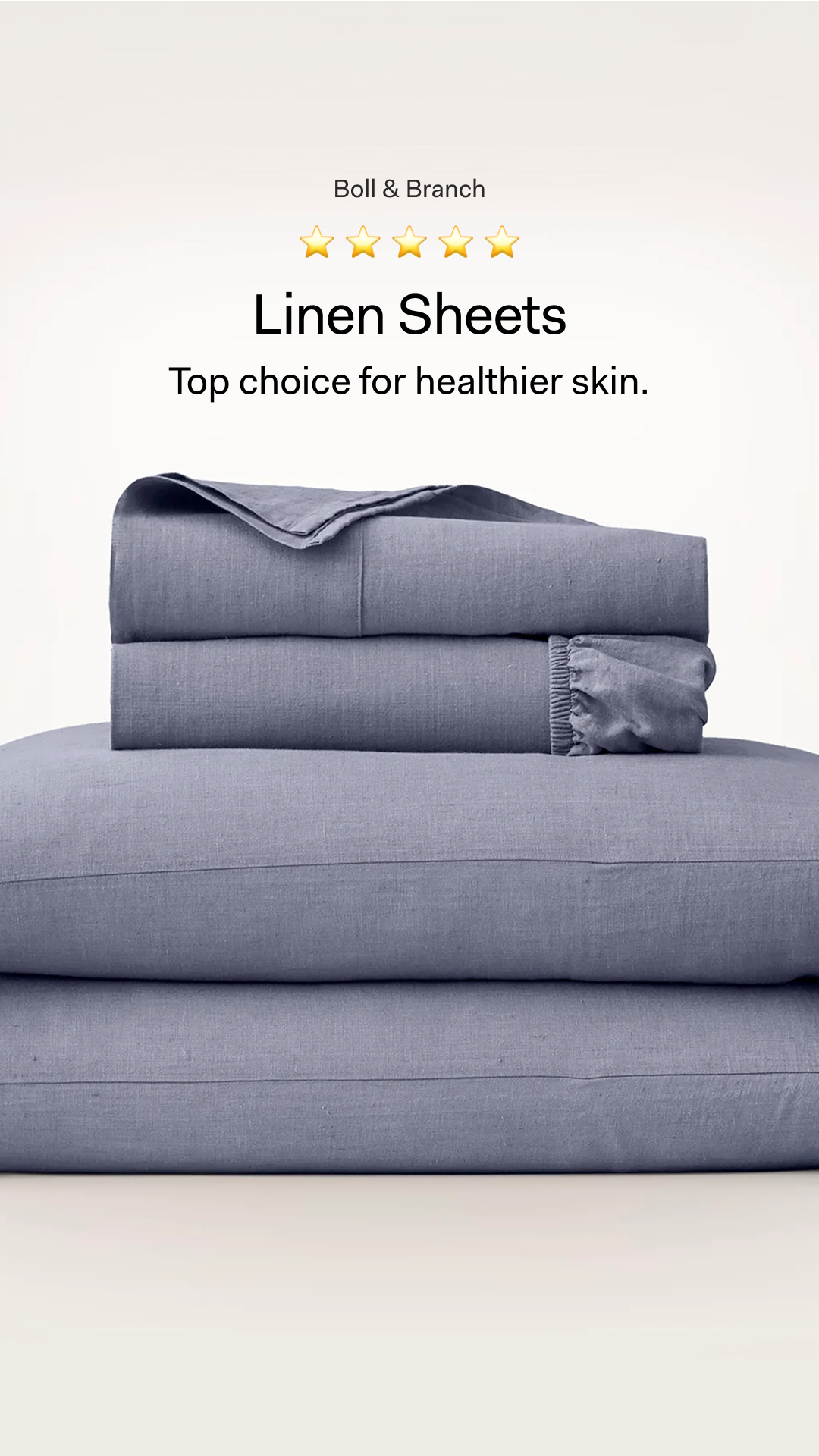 Boll & Branch Facebook ad