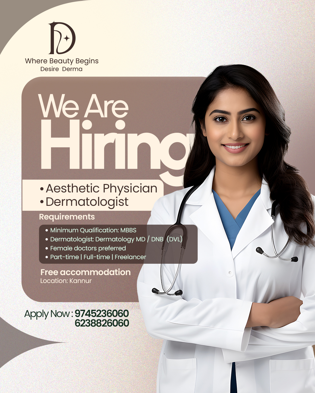 Desire Derma Skin Clinics Facebook ad