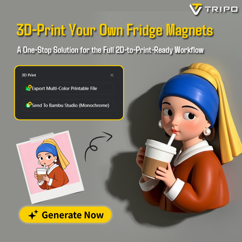 Tripo 3D Facebook ad