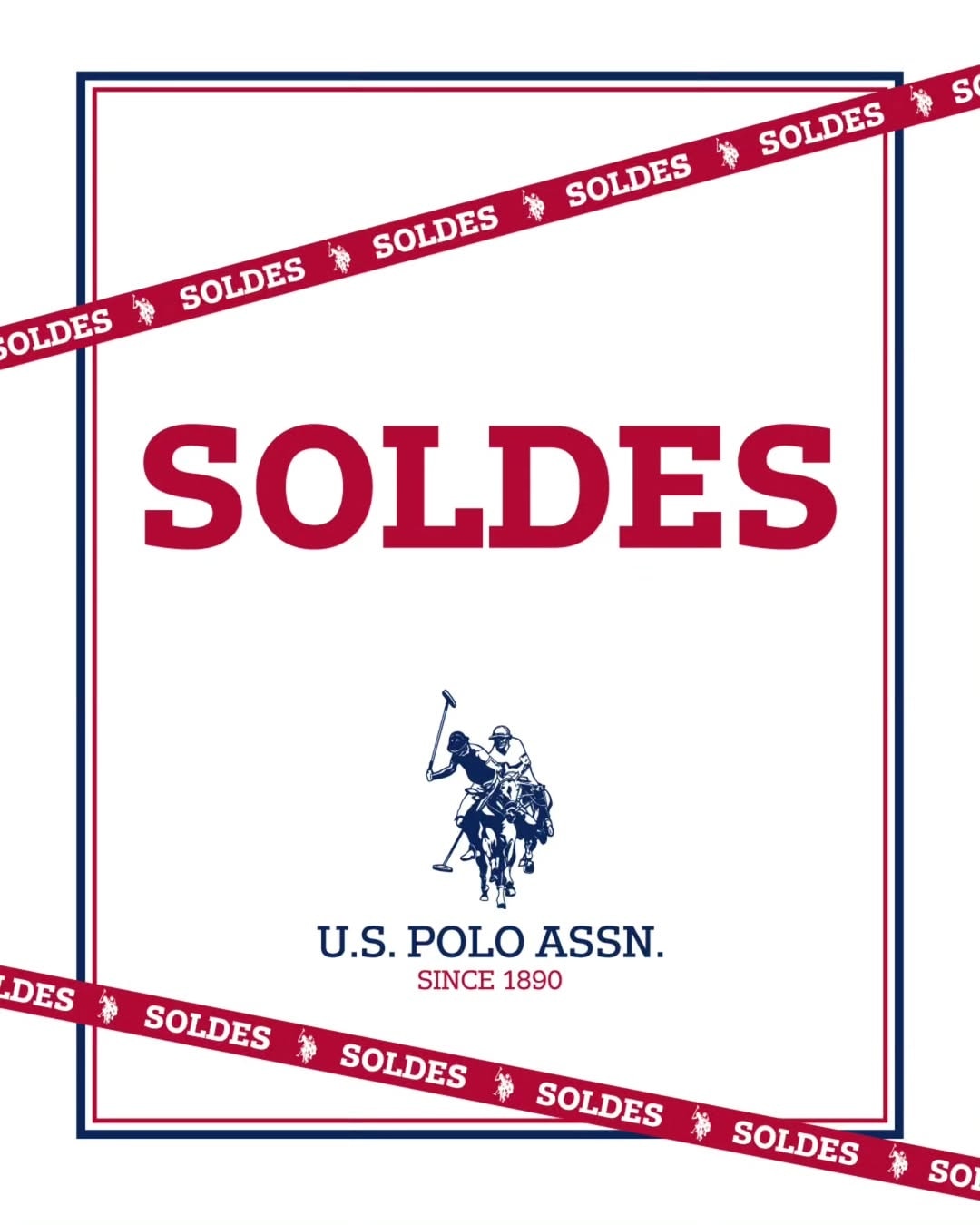 US Polo Assn Algérie Facebook ad: Soldes Hiver U.S. POLO ASSN.