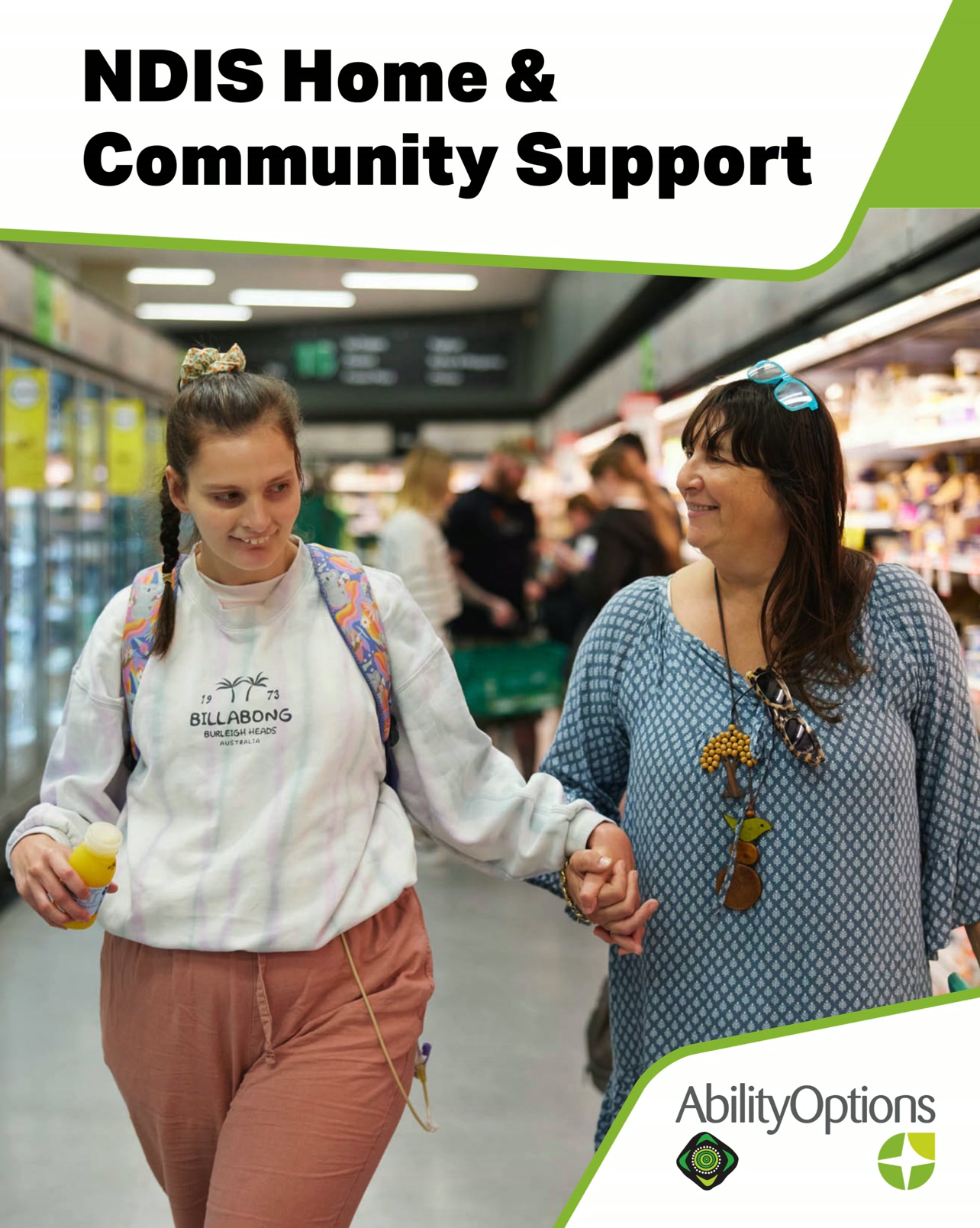 Ability Options Facebook ad: NDIS Home & Community